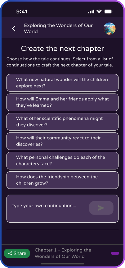 The story never has to end!