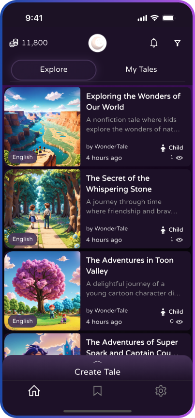 Every tale is a new adventure!